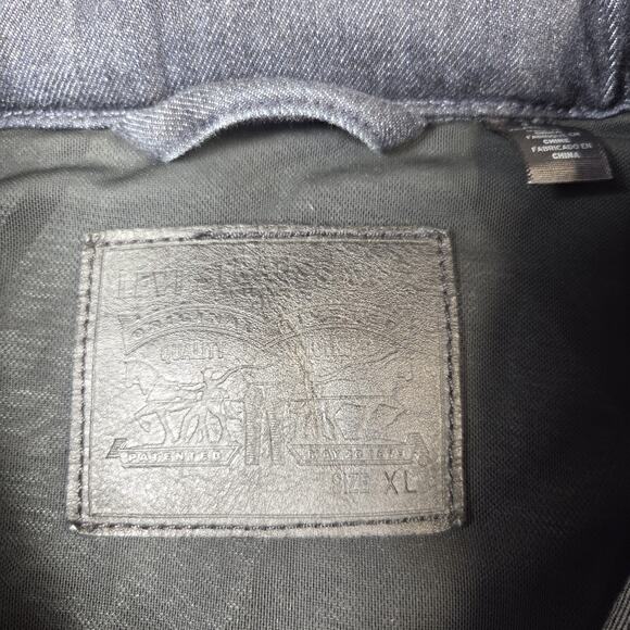 Levis Commuter Pro Denim Men's Trucker Jacket Indigo Blue Men’s XL Vented Hooded - Picture 11 of 16